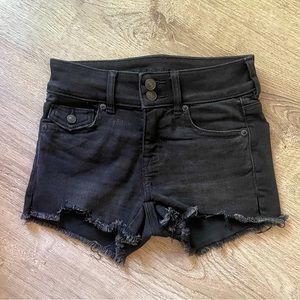 American eagle next level low rise denim short short